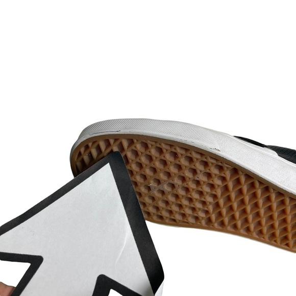 Vans Perf Black Leather Slip On Perforated  Unisex Shoes US Men 5 US Woman 6.5 - Picture 6 of 15